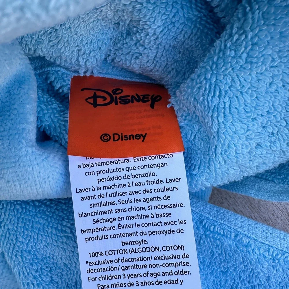 Disney Stitch Halloween Vampire Bat 2 Pack Hand Towels Blue Purple Cotton New